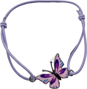 Yocoyee Colorful Friendship Butterfly Bracelets Knitted Elastic Adjustable Bracelet Butterfly Fairy Party Gift Christmas Birthday Gift