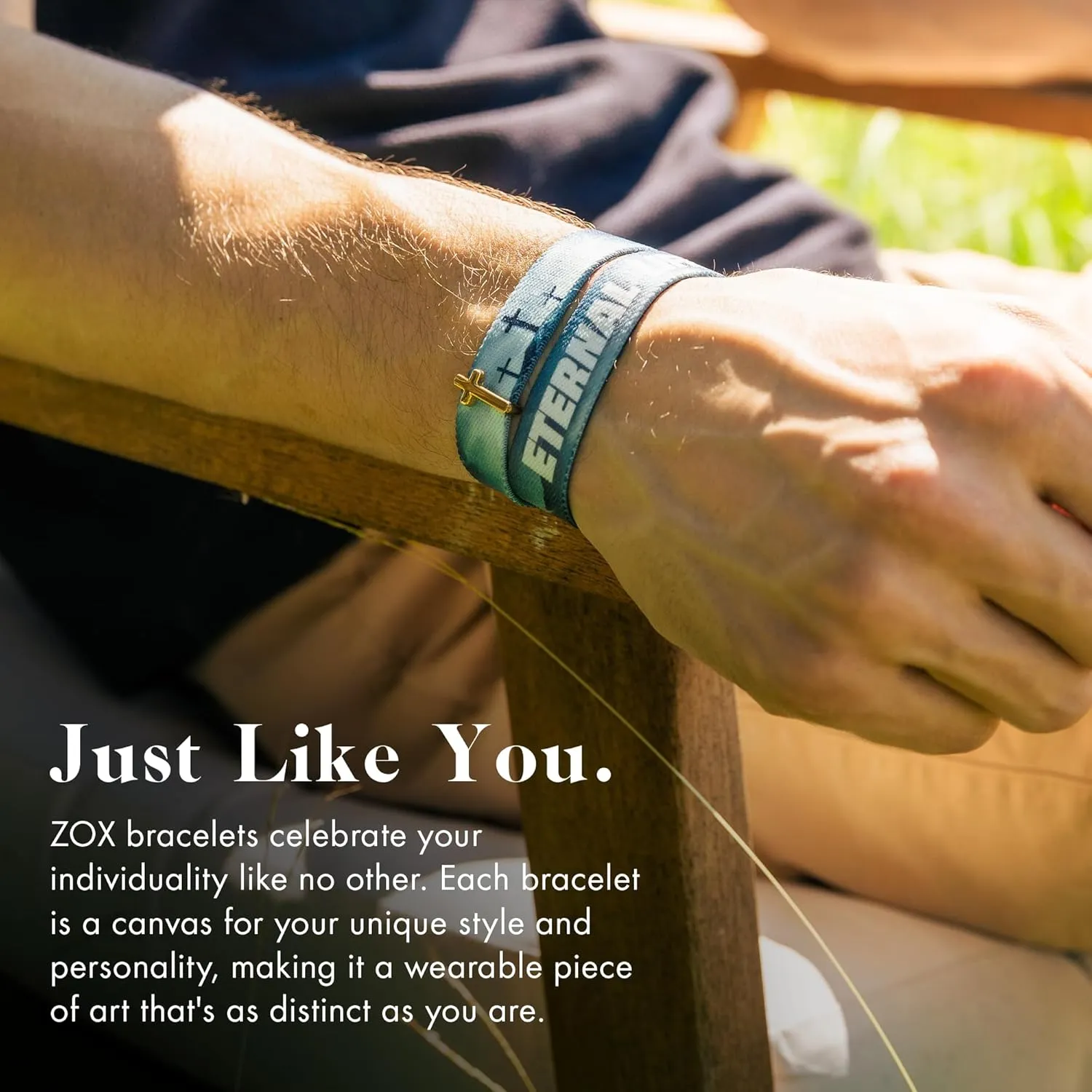 ZOX Bracelets  Stretchy Elastic Band with Motivational Affirmations and Beautiful Artwork, Great Wristband Gift for Men & Women of All Ages