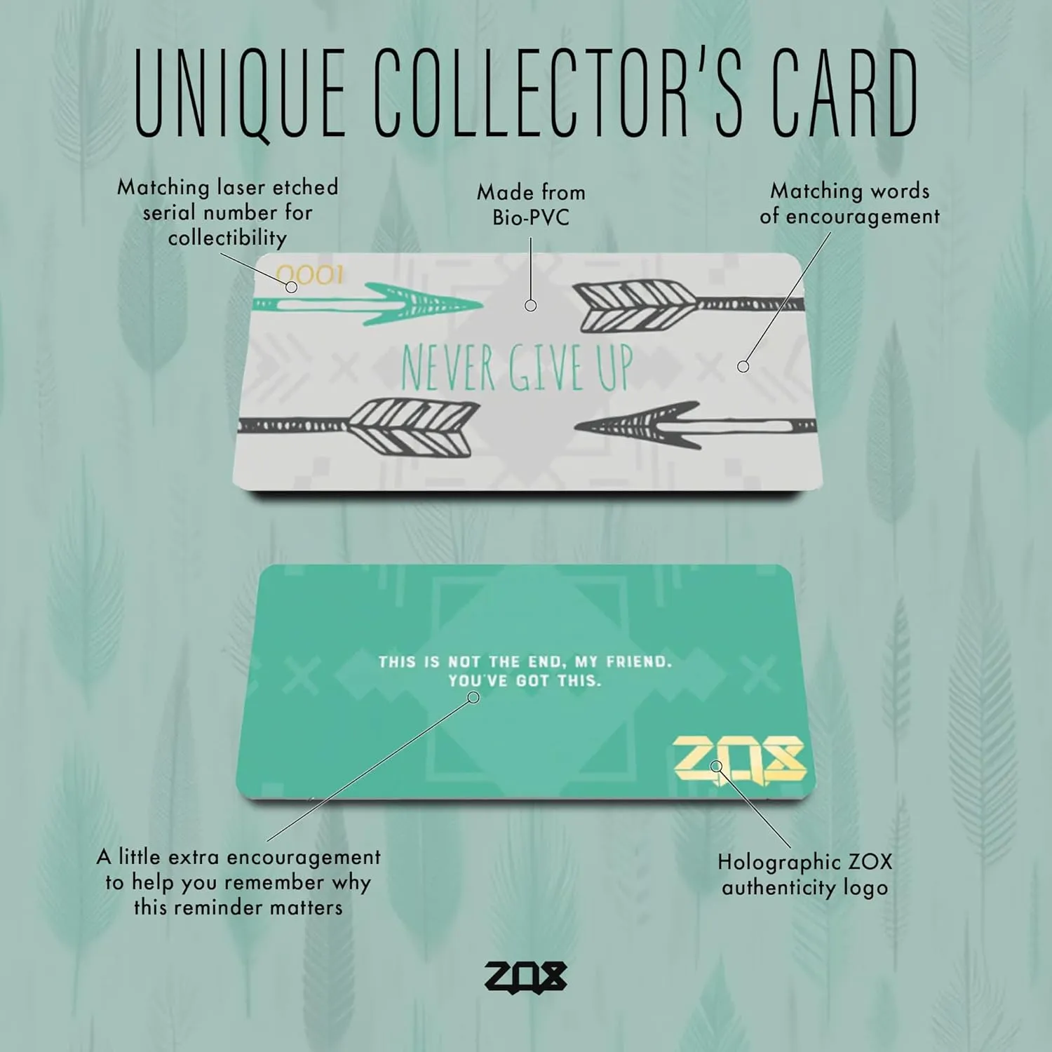 ZOX Bracelets  Stretchy Elastic Band with Motivational Affirmations and Beautiful Artwork, Great Wristband Gift for Men & Women of All Ages